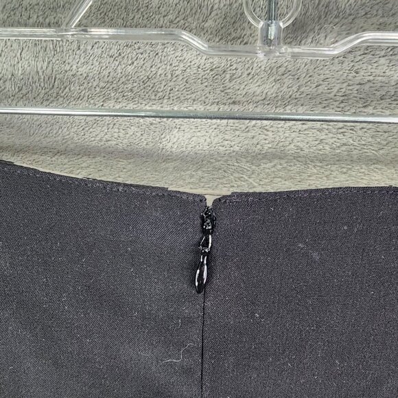 Woman Black Cato A-Line Skirt Elastic Waistband Zipper Closure Size 14/16W - Picture 10 of 12